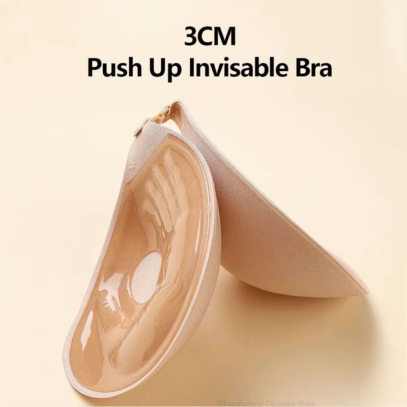 Soutien-gorge adhésif invisible sans bretelles pour femme