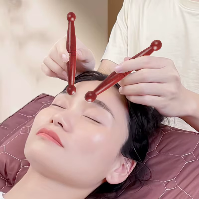 Bâton de rouleau musculaire en bois, masseur de Points d'acupuncture, masseur de Fascia des tissus profonds, outils de Massage pour thérapie du corps des pieds et du dos