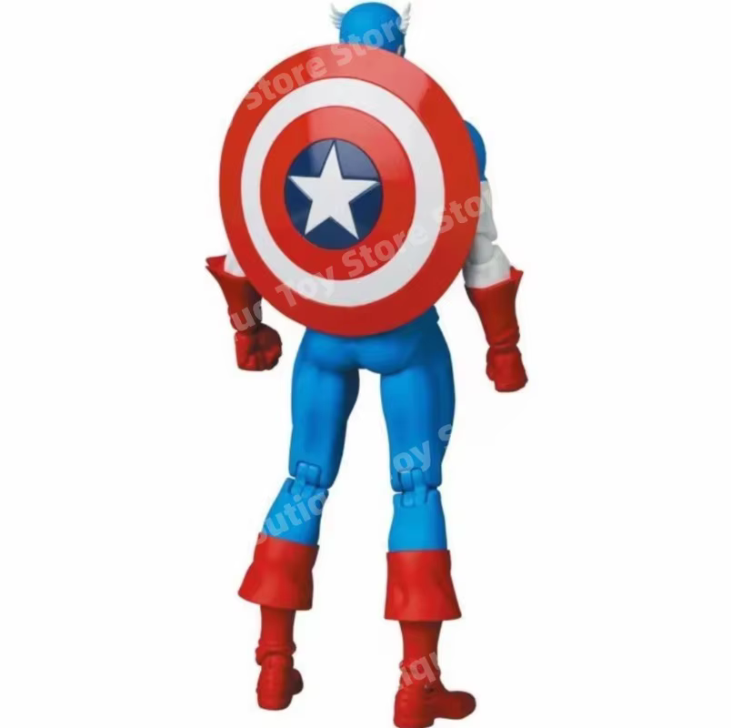 En stock ! MAFEX 217 Captain America Version Comic, jouet Medicom authentique, édition limitée à l'échelle 1/12