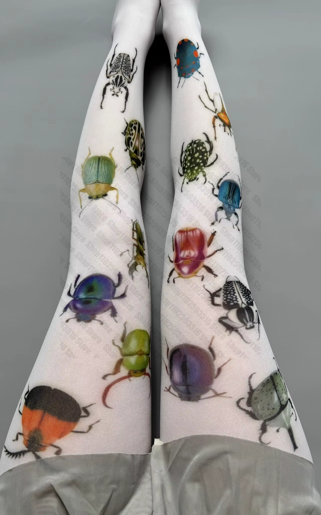 Collants Y2k avec motif gothique Lolita Harajuku, bas pour femmes, Sissy, Sexy, Shoopy Emo Punk, body Emo