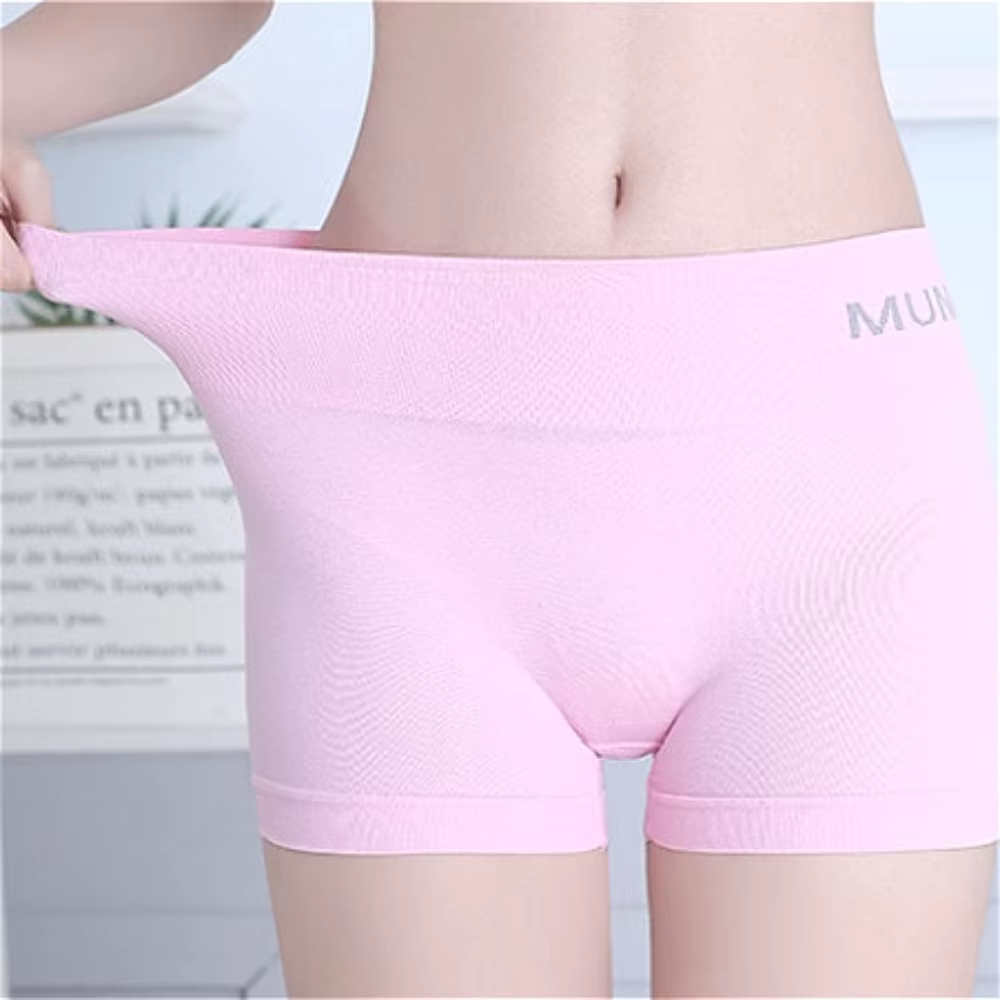 4 pièces sécurité femme culottes pantalons pour femmes sans couture corps façonnage décontracté court dames Boxer slips Boyshorts sous-vêtements en coton