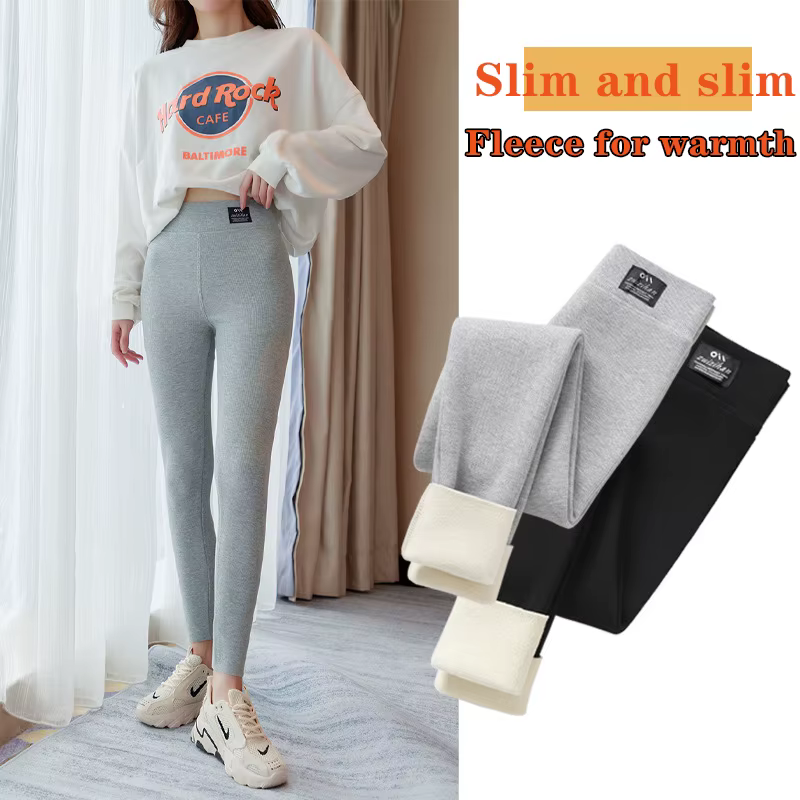 Leggings d'hiver pantalons thermiques épais