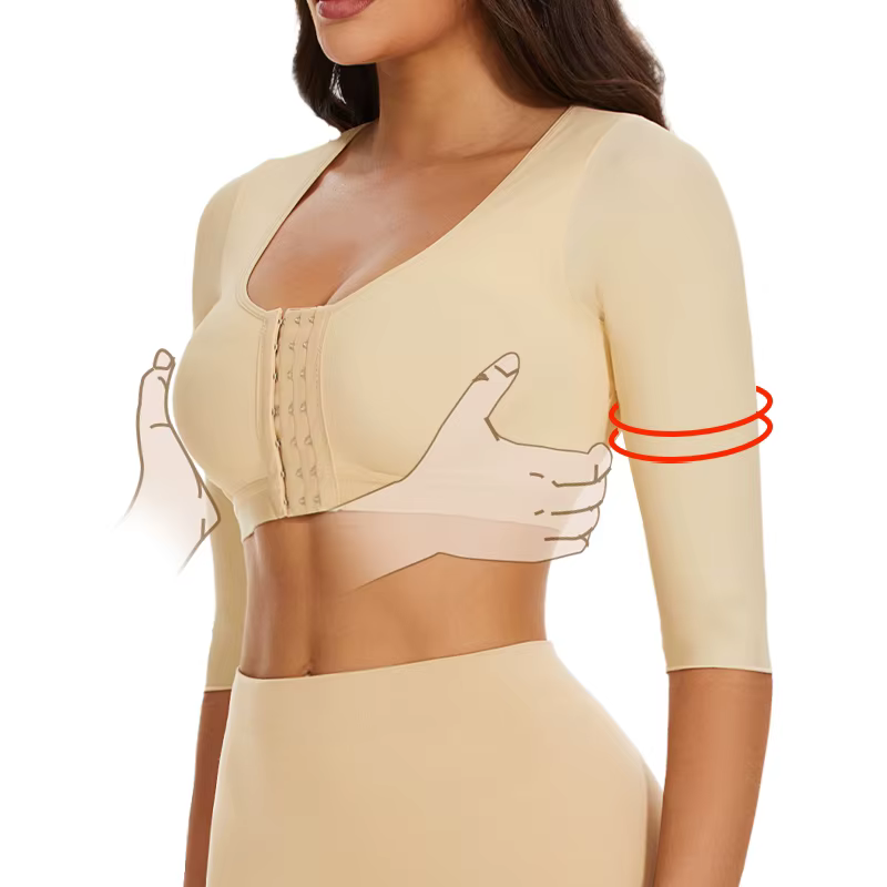 Shaper hauts pour femmes bras flabby Compression post-chirurgie fermeture avant soutien-gorge recadrée débardeur