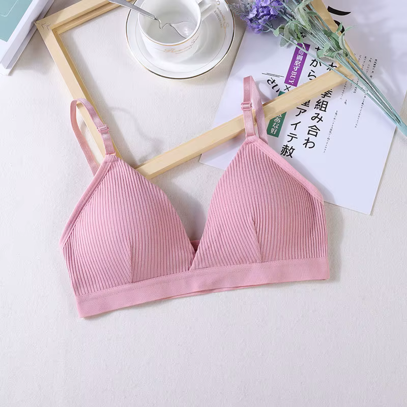 Soutien-gorge de sport en fibre élastique pour femme