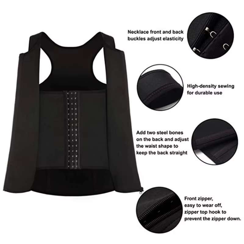 Gilet de compression amincissant pour homme
