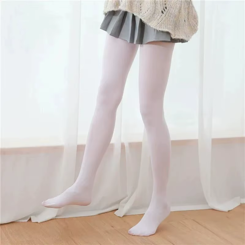 Collants Lolita 120D blanc lait