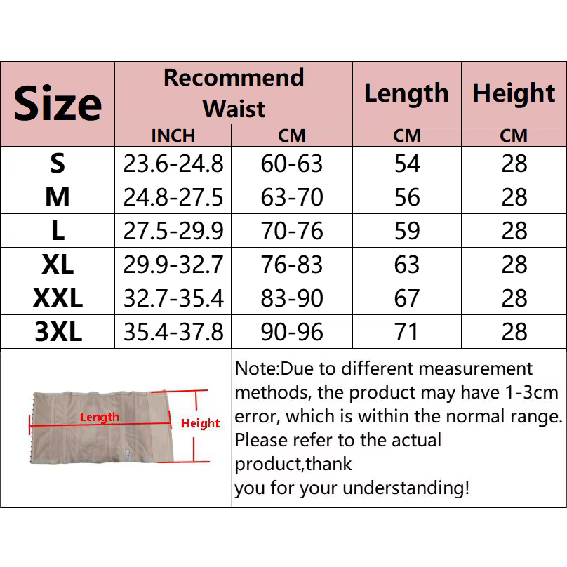 Ceinture de maintien amincissante