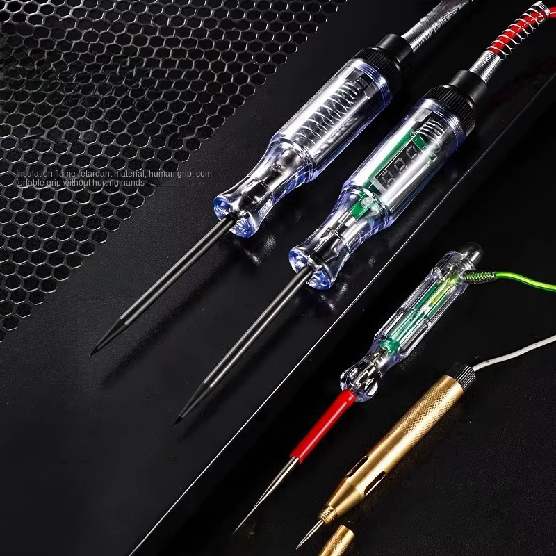 Testeur de Circuit de tension de voiture et camion, outils automobiles 6V 24V, sonde de Diagnostic de voiture, stylo de Test, ampoule, stylo de mesure électrique