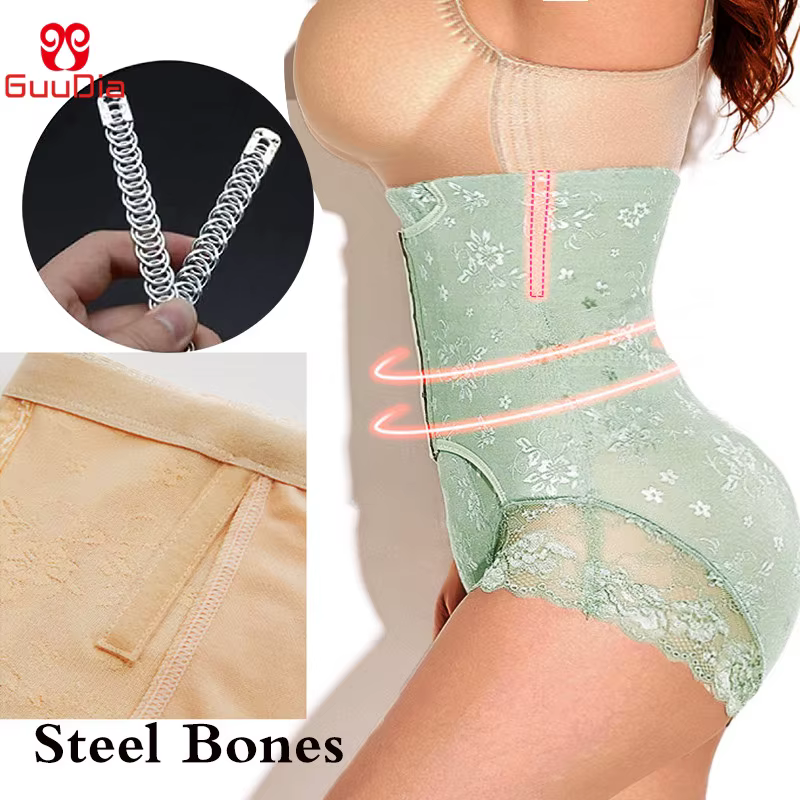 GUUDIA taille haute formateur corps Shaper culotte facile salle de bain Shapewear Shorts ventre contrôle