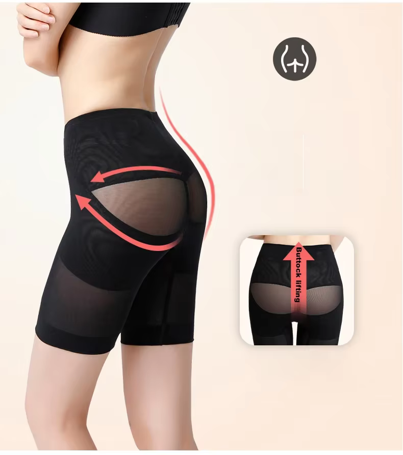 Femmes taille haute façonnage culotte respirant corps minceur ventre sous-vêtements crochets