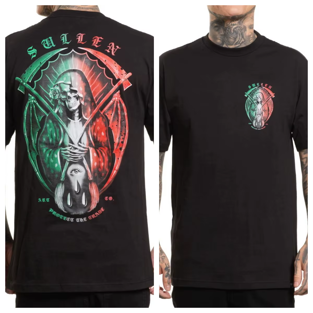 DE LA MUERTE MEX T-shirt décontracté d'été style art tatouage pour hommes et femmes, haut de gamme, nouvelle collection 2026, logo artistique