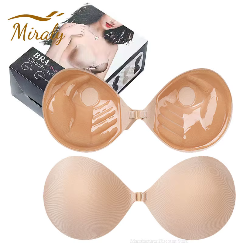 Soutien-gorge adhésif invisible sans bretelles pour femme