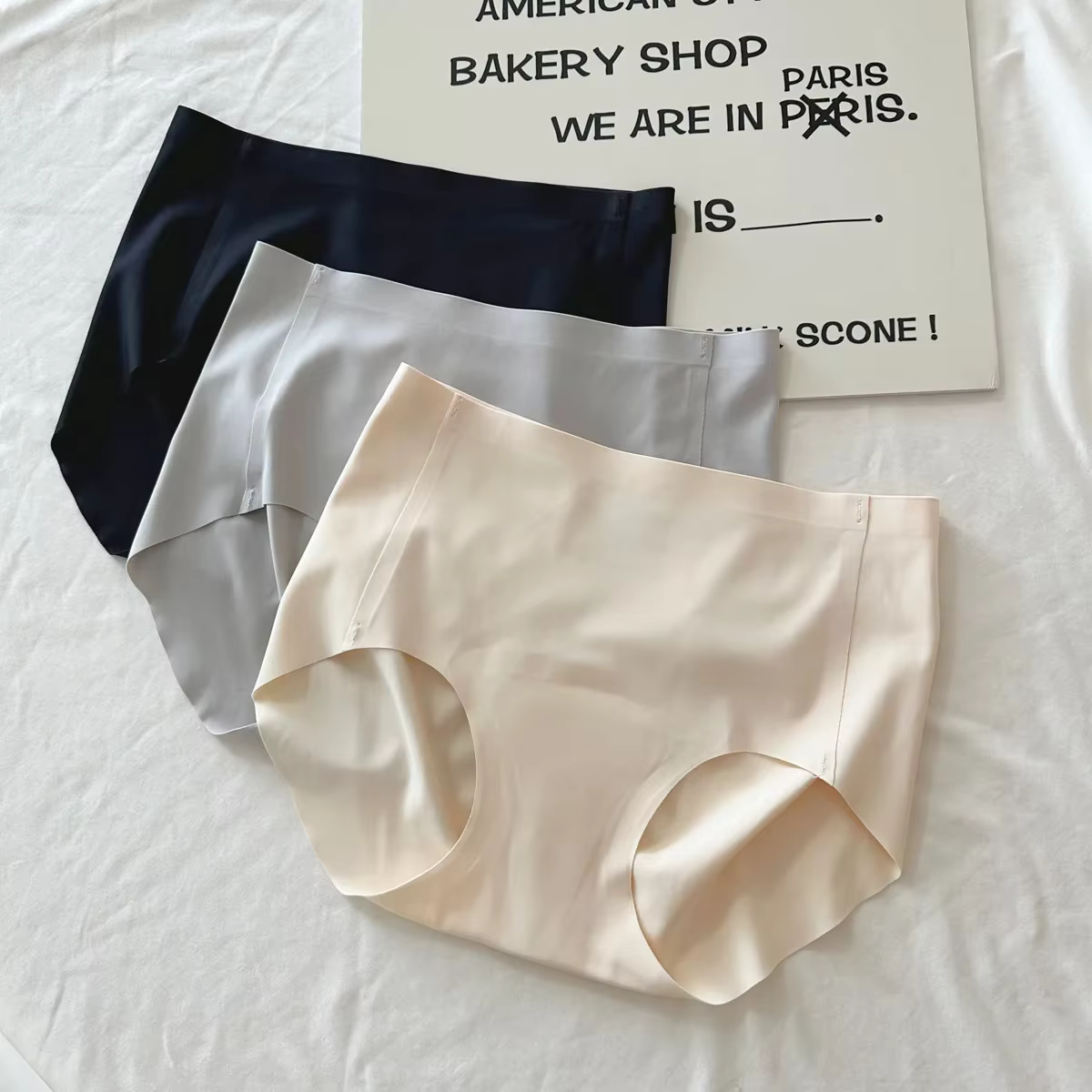 3 pièces culottes anti-orteil de chameau femmes anti-camel sans couture slips sans présentation sous-vêtements pour