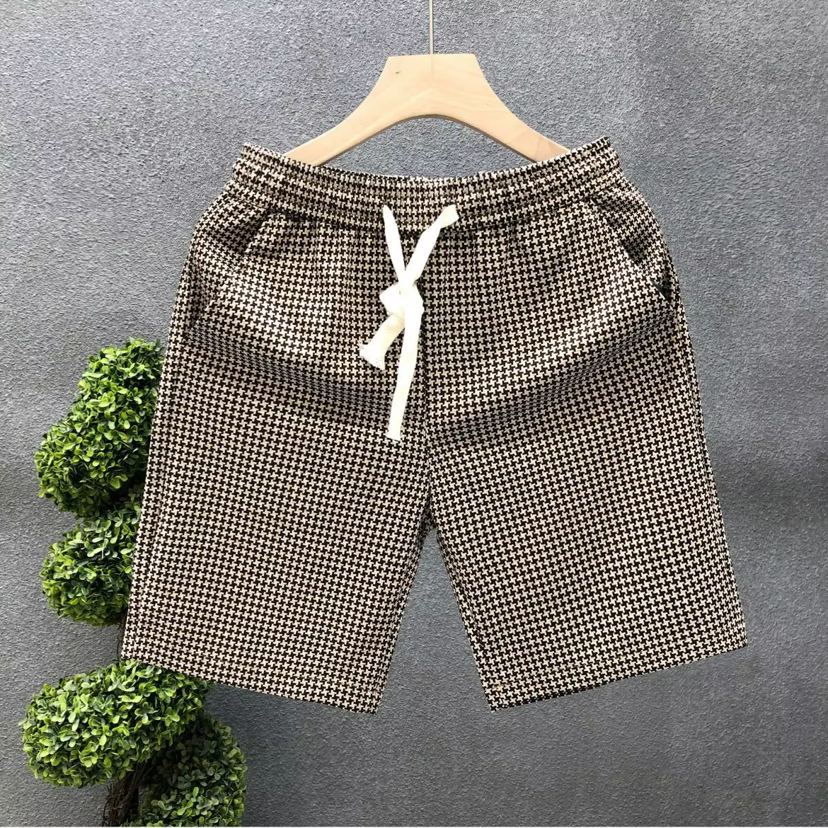 Shorts de plage élastiques sans logo pour hommes, pantalons courts décontractés pour hommes, planche à séchage rapide, Wstring de proximité, style coréen, Y2k, XL