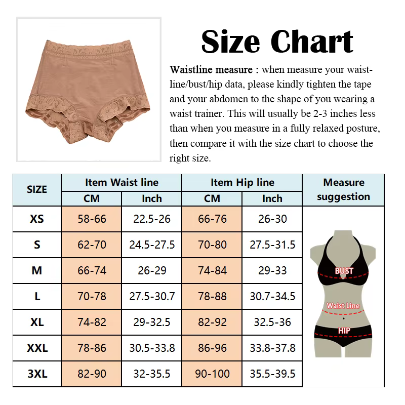 Culotte de Contrôle Sexy à Haute Compression