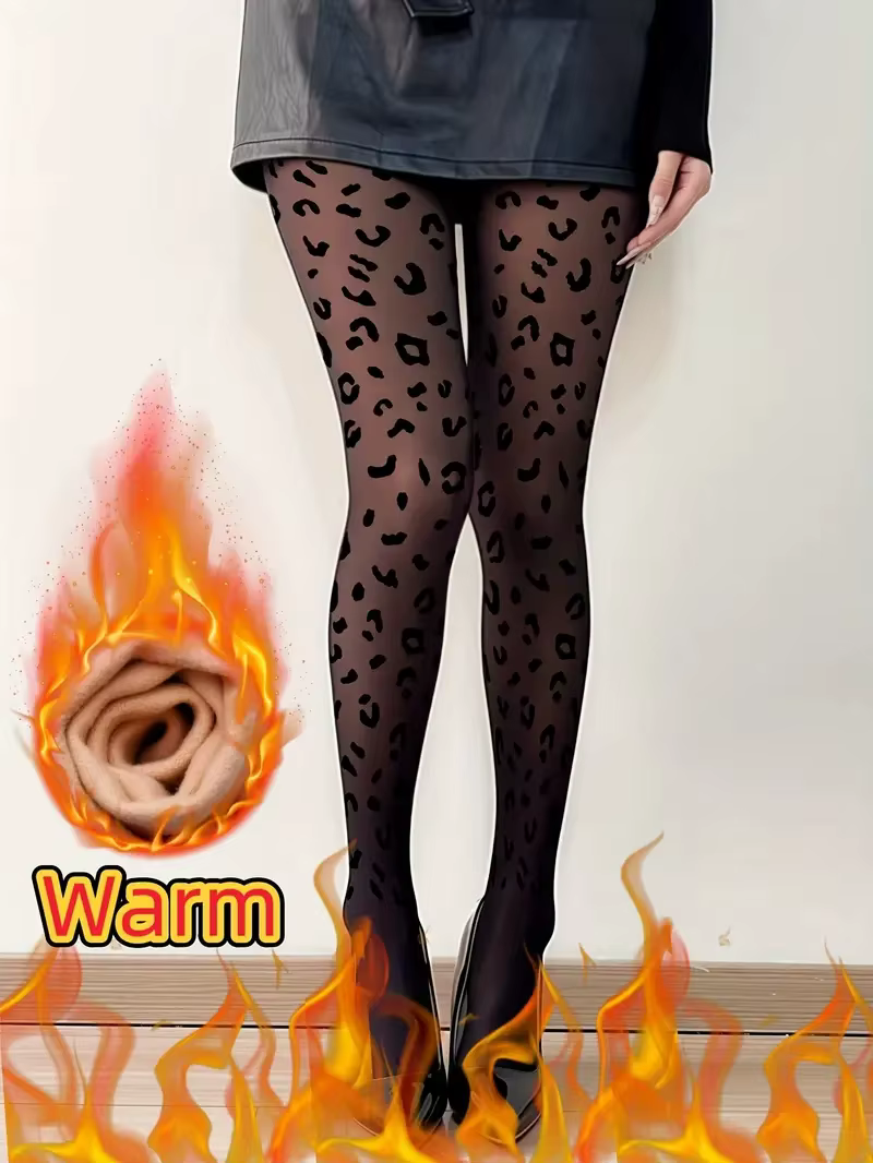 Collants en polaire pour femme