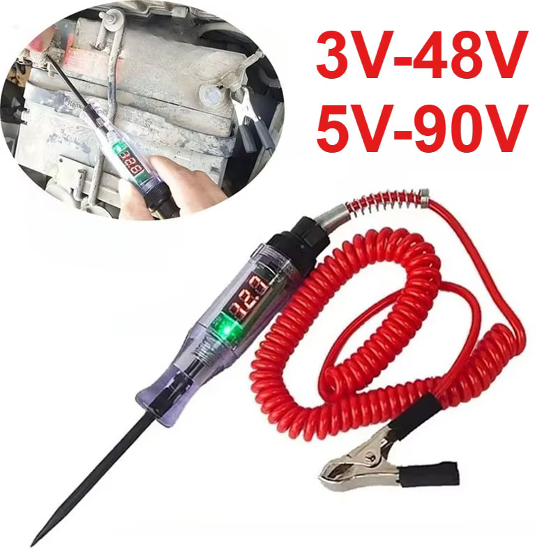 Testeur de circuit de tension pour voiture et camion, outils de diagnostic automobile, sonde de test, stylo testeur d'électricité, outils de mesure électrique