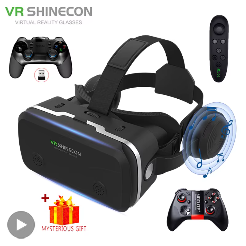 Réalité virtuelle VR lunettes 3D casque appareils Viar casque lunettes lentilles intelligentes pour Smartphones téléphone Mobile Realidade casque