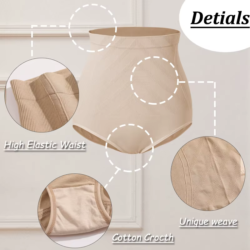 Culotte façonnante taille haute sans couture pour femmes