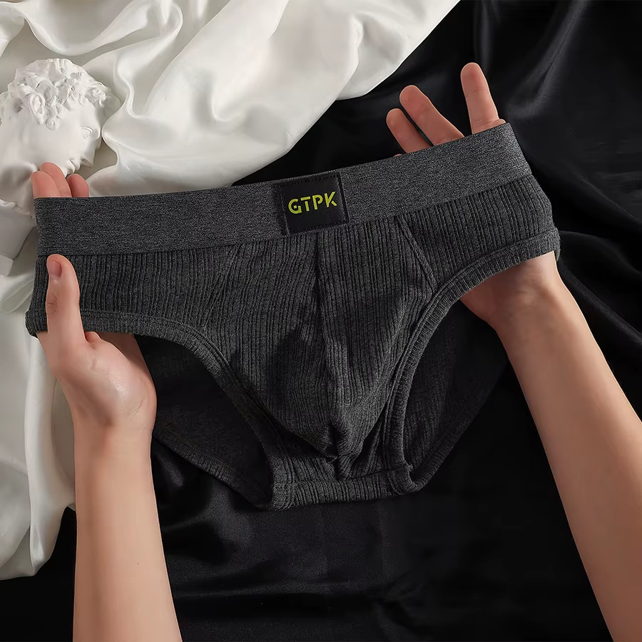 Lot de 3 slips de sport en coton pour hommes, séchage rapide et respirant, sous-vêtements d'été, lavage à la main uniquement, ne pas nettoyer au nettoyant chimique