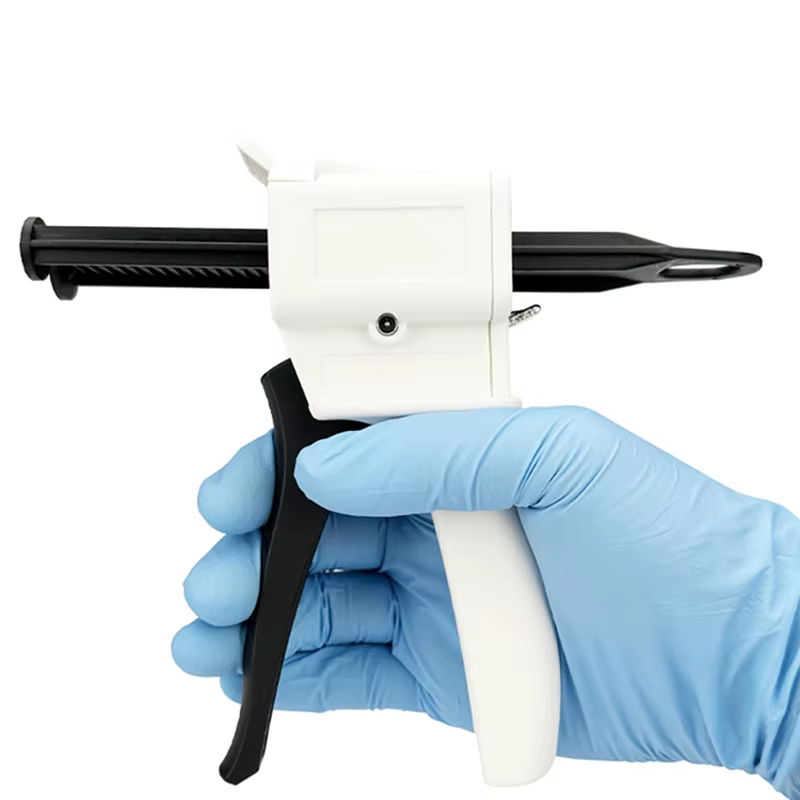 Pistolet à colle époxy bicomposant AB 50 ml, applicateur 10:1 / 2:1, pistolet de calfeutrage manuel à pression pour colle adhésive