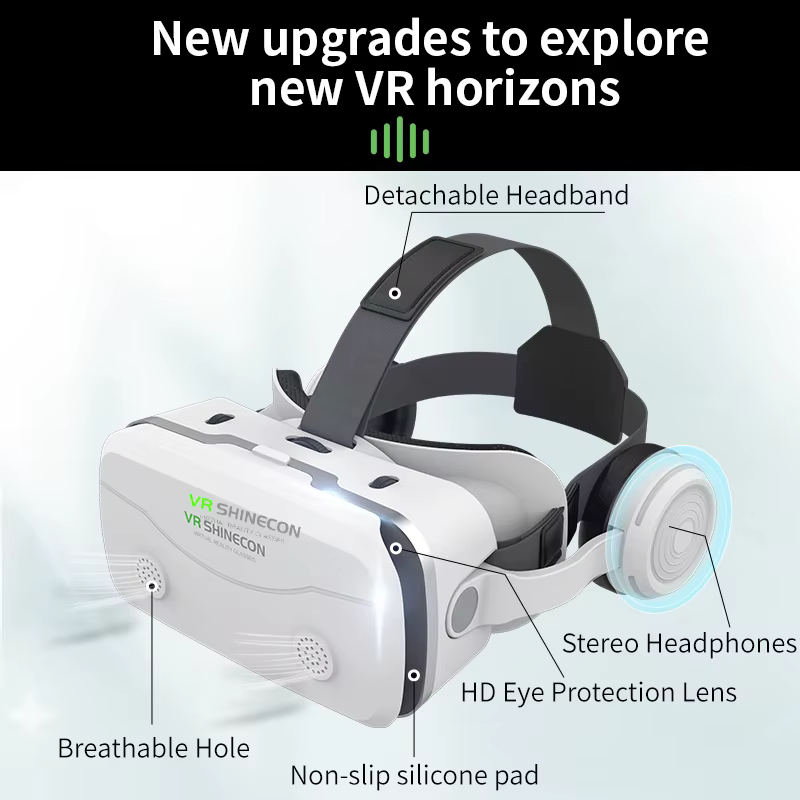 Réalité virtuelle VR lunettes 3D casque appareils Viar casque lunettes lentilles intelligentes pour Smartphones téléphone Mobile Realidade casque