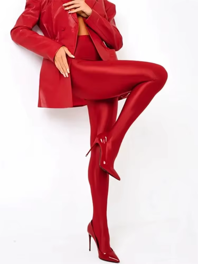 Tossy Sheer Sexy Collants Femmes Bas Taille Haute Transparent Wrap Été 2025 Leggings Femme Yoga Vêtements