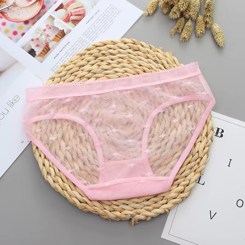 Culotte Sexy en dentelle transparente pour femmes