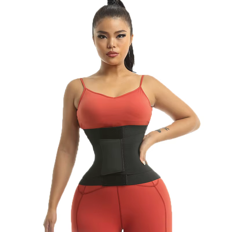 Nouveau Type collant sablier Sauna sueur ceinture entraînement taille formateur Compression chemise ventre ceintures Corset hauts Shapewear Fajas