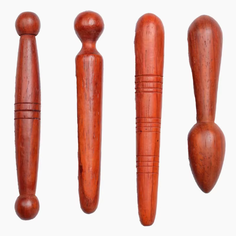 Bâton de rouleau musculaire en bois, masseur de Points d'acupuncture, masseur de Fascia des tissus profonds, outils de Massage pour thérapie du corps des pieds et du dos