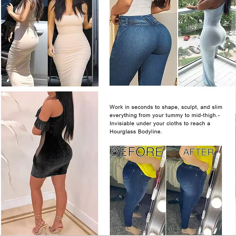 1/3 pièces minceur taille haute ventre contrôle culottes femmes slips culotte Shaper sous-vêtements amincissants bout