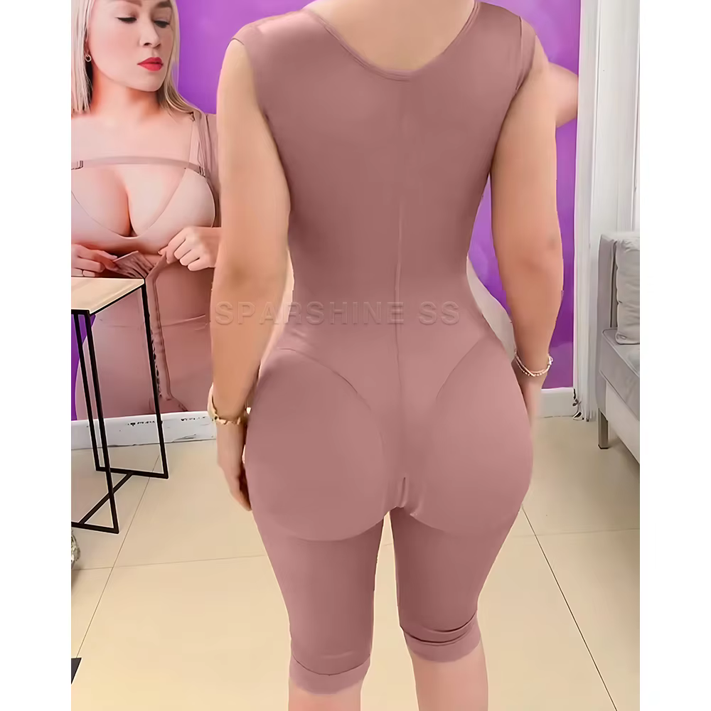Fajas colombiennes sablier Shaper Body minceur Shapewear ventre contrôle Corset taille formateur corps complet sans manches pour les femmes