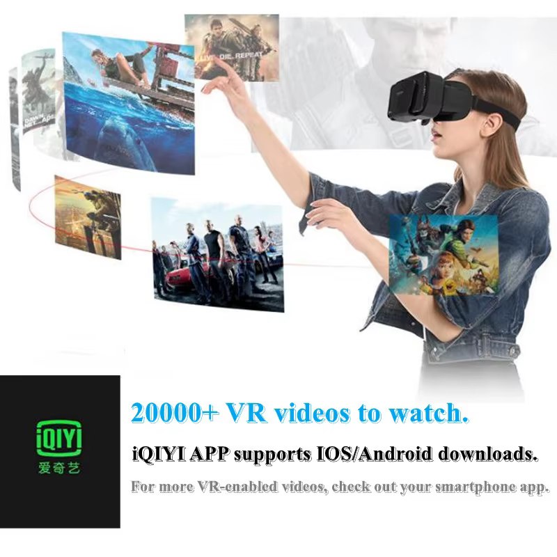 Shinecon réalité virtuelle Viar 3D VR lunettes dispositif casque lentilles casque lunettes intelligente pour Smartphone téléphone portable réalité Mobile