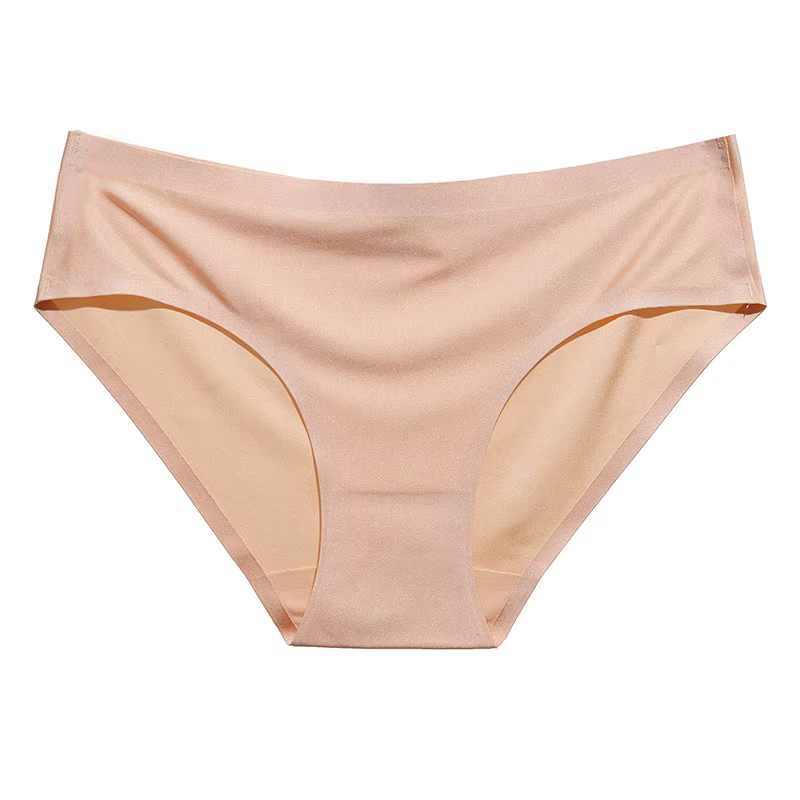 Culotte femme Sexy solide sans couture sous-vêtements féminins taille basse élasticité slips respirants pour dames caleçons doux Lingerie