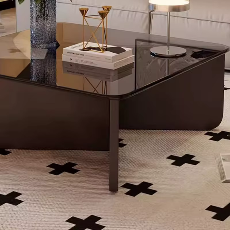 Table basse esthétique Design élégant Glam Table d'appoint moderne gain de place Table sédentaire Vintage meubles de maison