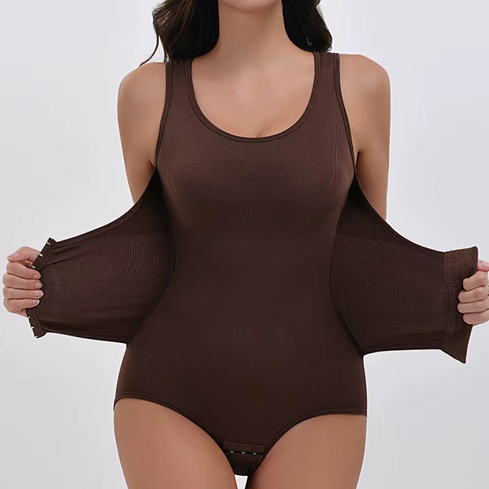 2025 nouveau Body Shapewear avec ceinture à glissière femmes ventre contrôle Fajas corps Shaper taille formateur minceur Cincher hauts Corset