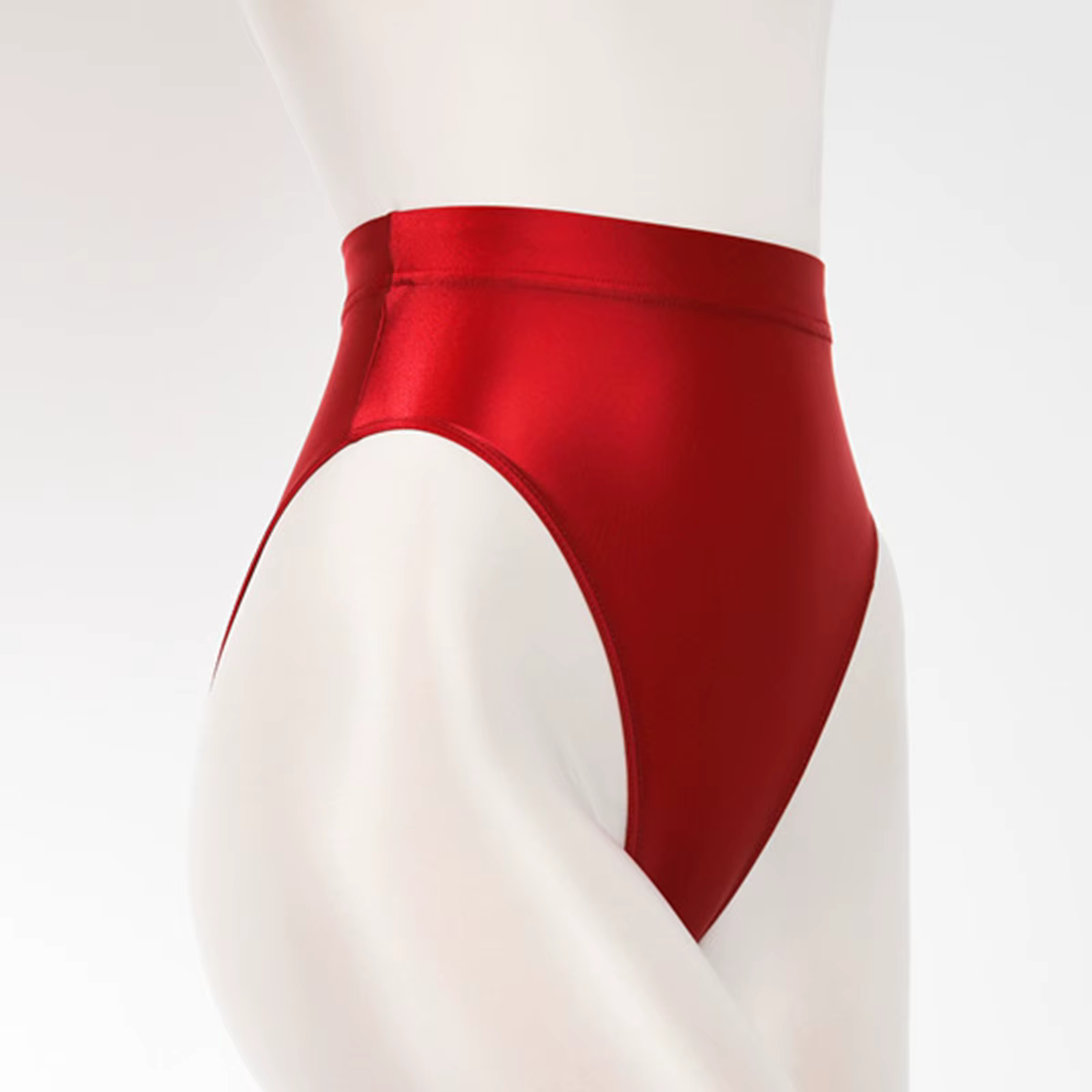 Culotte en Satin Brcorporelle de Grande Taille pour Femme