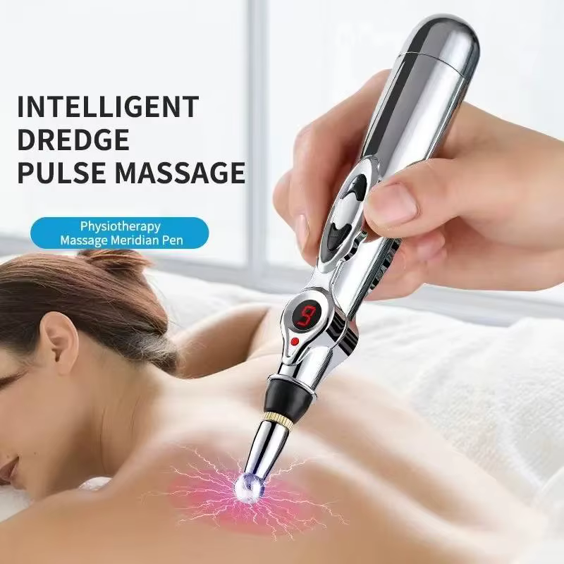 Stylo d'acupuncture électronique stylo de Point d'acupuncture stylo de Point d'acupuncture méridien énergie méridien stylo de Massage Acupuncture Acup