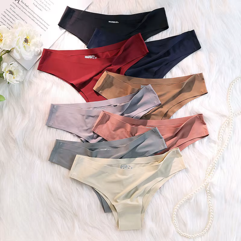 Lot de 4 culottes brésiliennes sans couture pour femme