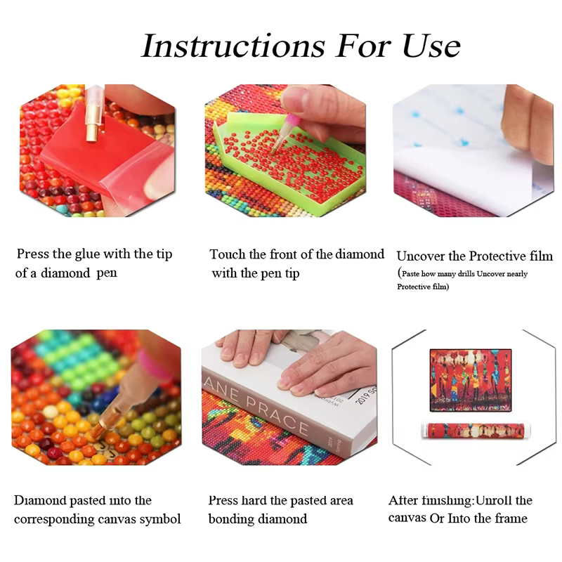 Photo personnalisée diamant carré mosaïque privée personnalisée bricolage diamant peinture point de croix diamant broderie cadeau de mariage décor à la maison