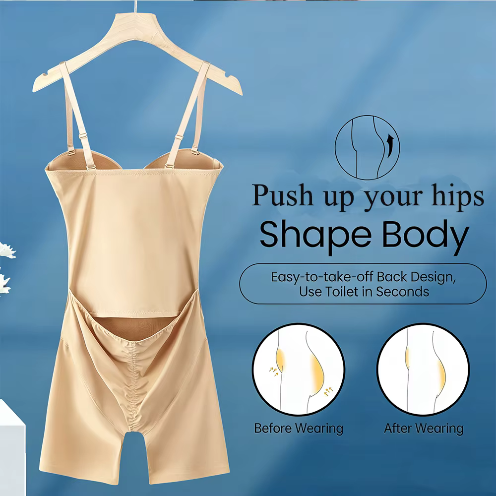 Body sculptant pour femme avec soutien-gorge intégré