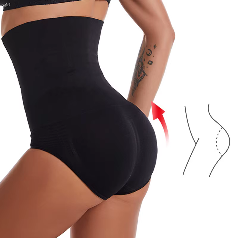 Sans couture femmes taille haute façonnage culotte respirant corps Shaper minceur ventre sous-vêtements dames Corset