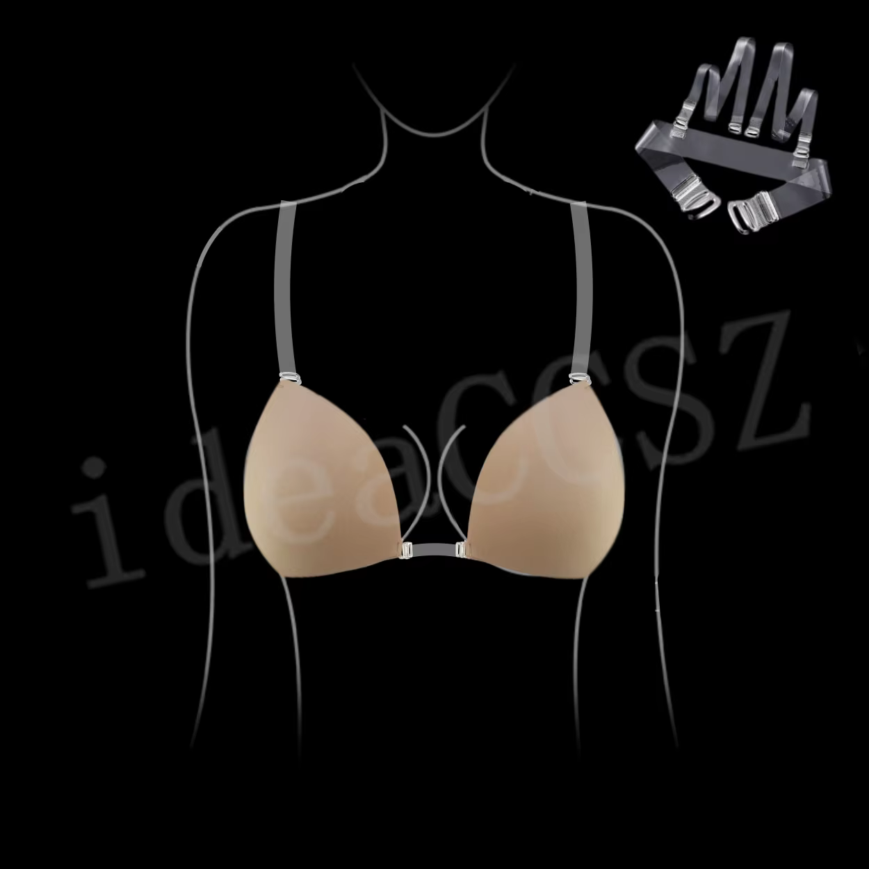 Soutien-gorge collant pour femmes