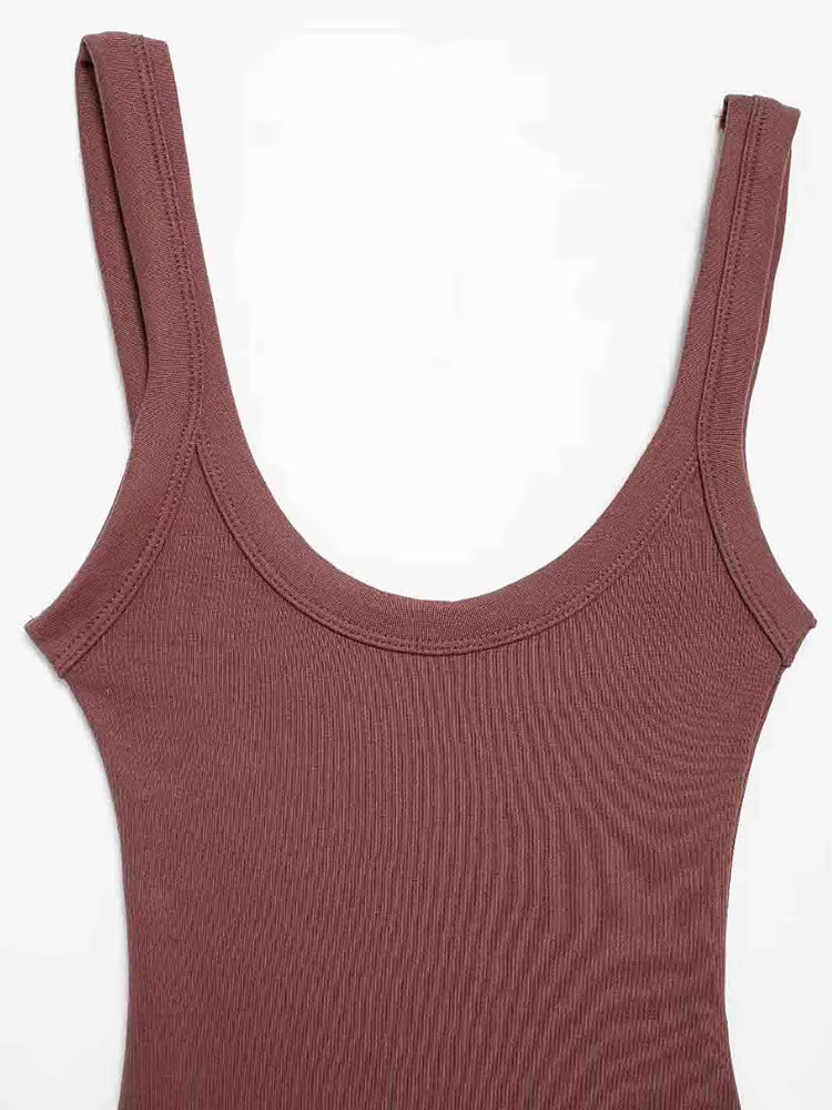 Body côtelé slim pour femmes