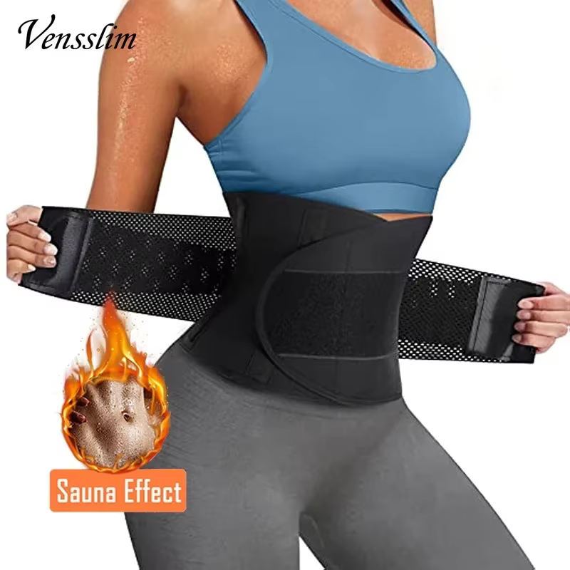 Vensslim femmes Sauna sueur ventre tondeuse ceinture taille formateur minceur corps Shaper Corset entraînement