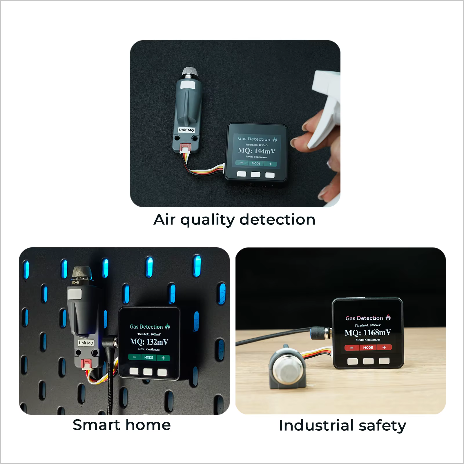 Unité à gaz officielle MQ-5 M5Stack (STM32G030)