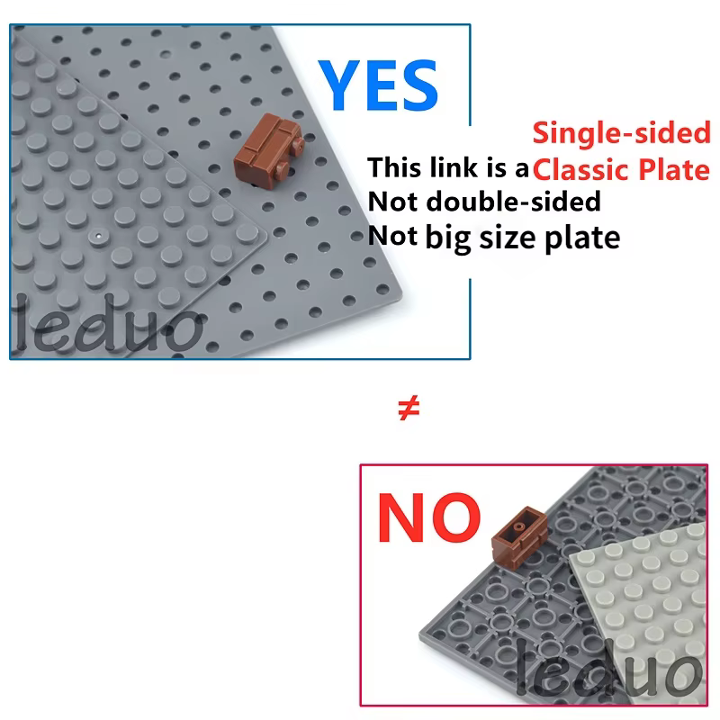 Plaques de base classiques pour blocs de construction, figurines de ville, assemblage de points, plaque de base en brique, plaque de route de rue créative, 32x32, 32x16