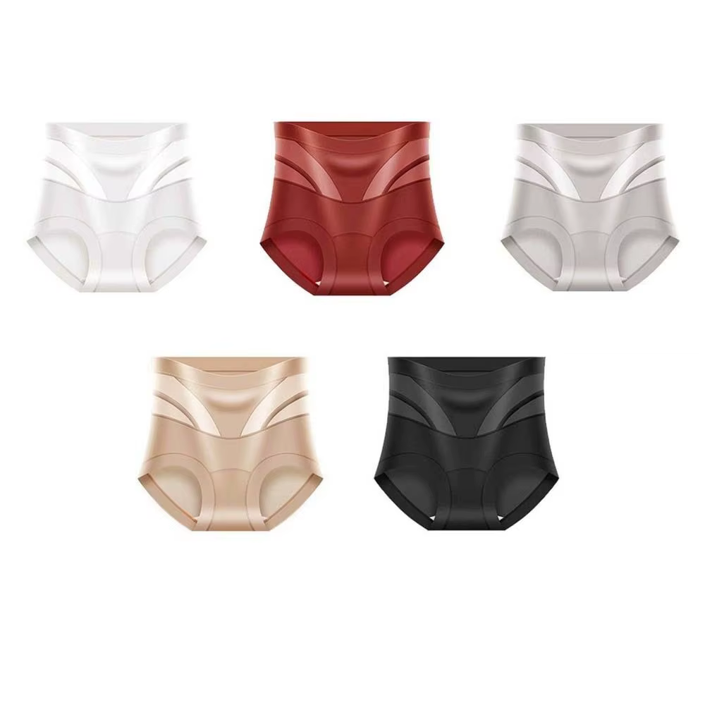 Culotte gainante taille haute en maille