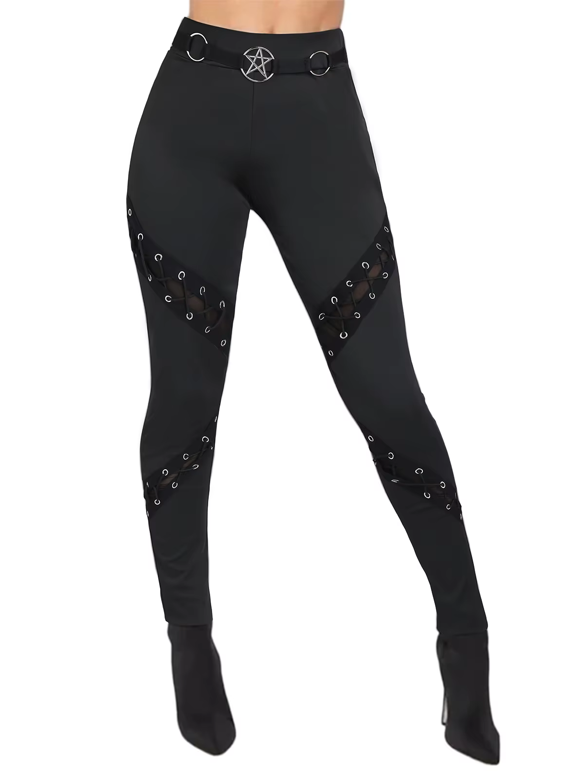 Dressfo Leggings gothiques pour femmes
