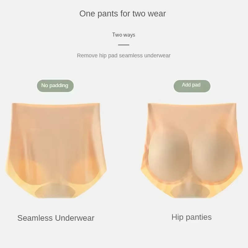Été sans couture Bodyshaper culotte Silicone hanche et soulève les fesses coussinets Push Up slips gros cul Bum Lifter